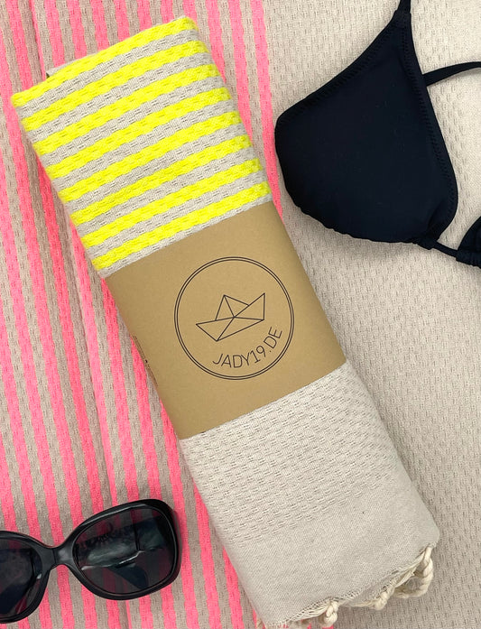 Mrs Bee - Gelb gestreift